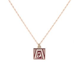 Polished Enamel Pendant - Gold Electroplate (ZM121 GEP)