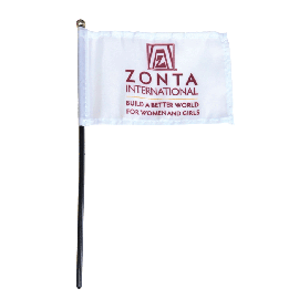 NEW Zonta Mini Flag - Build a Better World (ZM319/NEW)