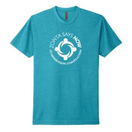 PRE-ORDER - Unisex Zonta Says Now Crew Neck T-Shirt (ZM525)