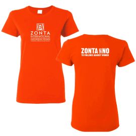 Zonta Says No Crew Neck T-Shirt (ZM500)