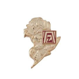Zonta Rose Lapel Tac - Gold Electroplate (ZM143 GEP)