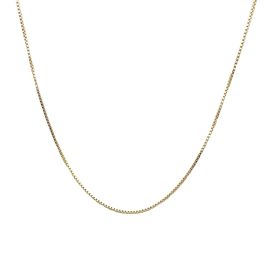 Box Link Necklace - Gold Filled, 18 Inch  (ZM144 GF)