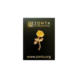 Modeled Rose Pin (ZM159)