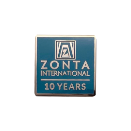 10 Year Service Pin - Dark Teal (ZM161 GEP)