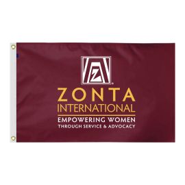 Zonta Flag - Mahogany (ZM329M)