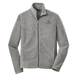 Unisex Gray Full-Zip Jacket (ZM515)
