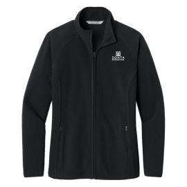 Women's Black Full-Zip Jacket (ZM523)