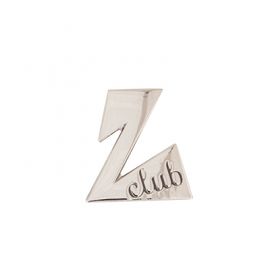 'Z' Club Lapel Tac - Rhodium Plated (ZM111 RPNS)