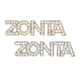 Zonta Rhinestone Pin (ZM129)