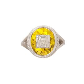 Golden Sapphire Ring (ZM151)